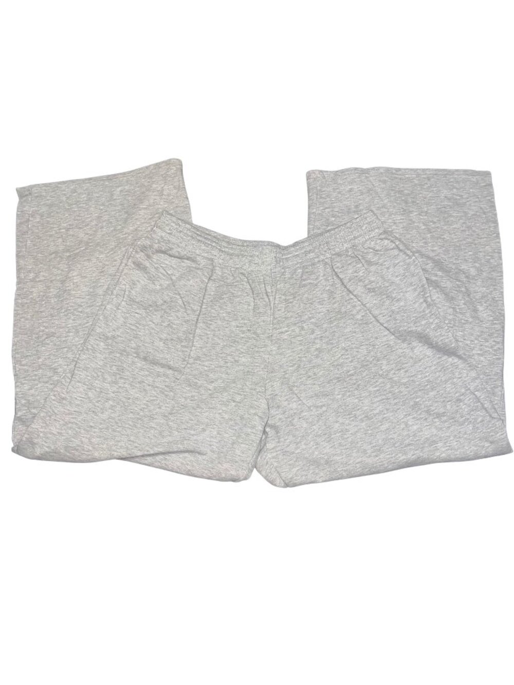 H&M Divided Heather Gray Wide-Leg Lounge Pants